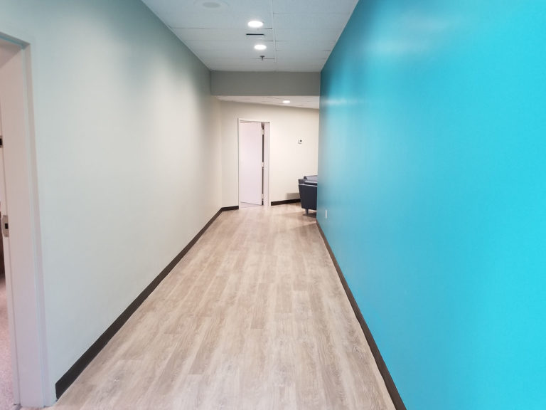 amenity renovation hallway