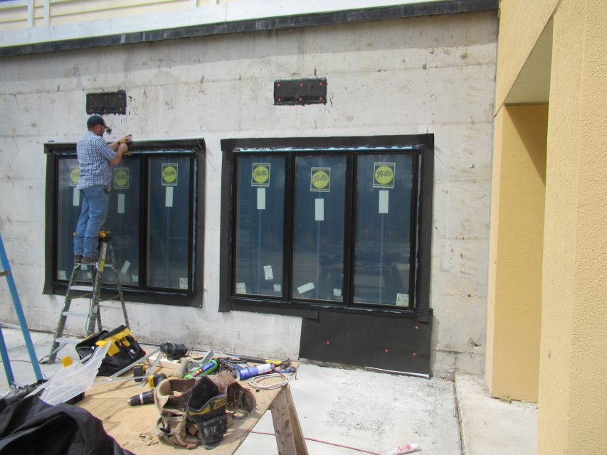 amenity renovation fitness center gym painting windows prime