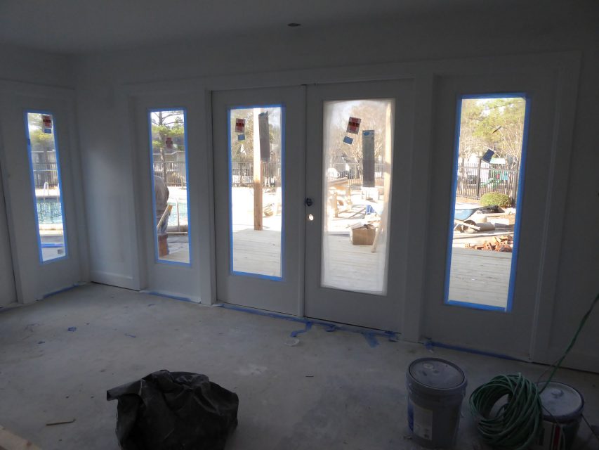 apartment amenity renovation exterior french doors leasing office clubhouse