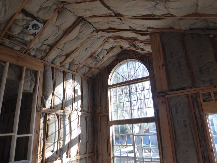 apartment amenity renovation interior framing insulation