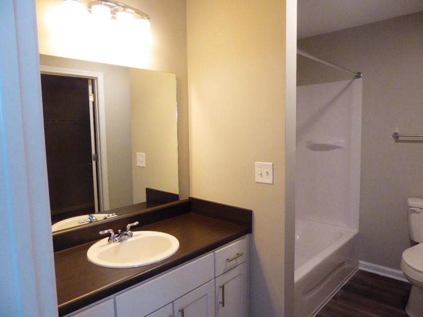 apartment fire damage interior bathroom complete remediation