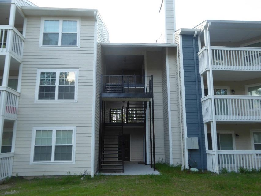 apartment fire damage siding windows breezeway roof complete remediation